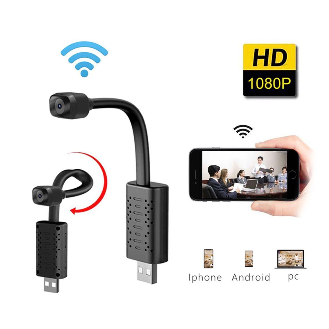 1080P Mini USB Wifi Camera Surveillance IP Cameras HD Smart AI Human Detection V380 Pro Auido Record