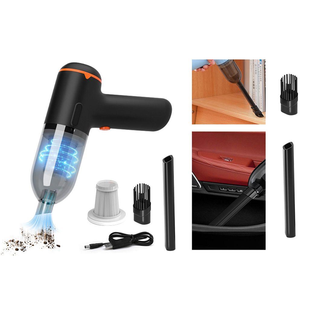Cordless Mini Handheld Vacuum Cleaner 9000Pa Suction Power USB Rechargeable Washable HEPA Filter
