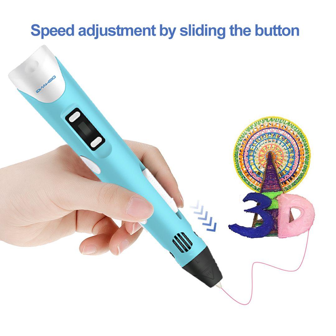 3D Pen with a Simple Design that Transforms Drawings into Three-Dimensional Models 