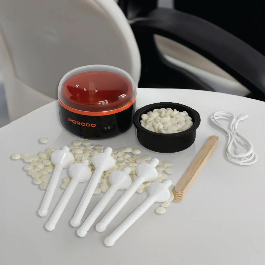 Porodo Lifestyle PD-LFST093-BK Wax Warming Hair Removal Kit