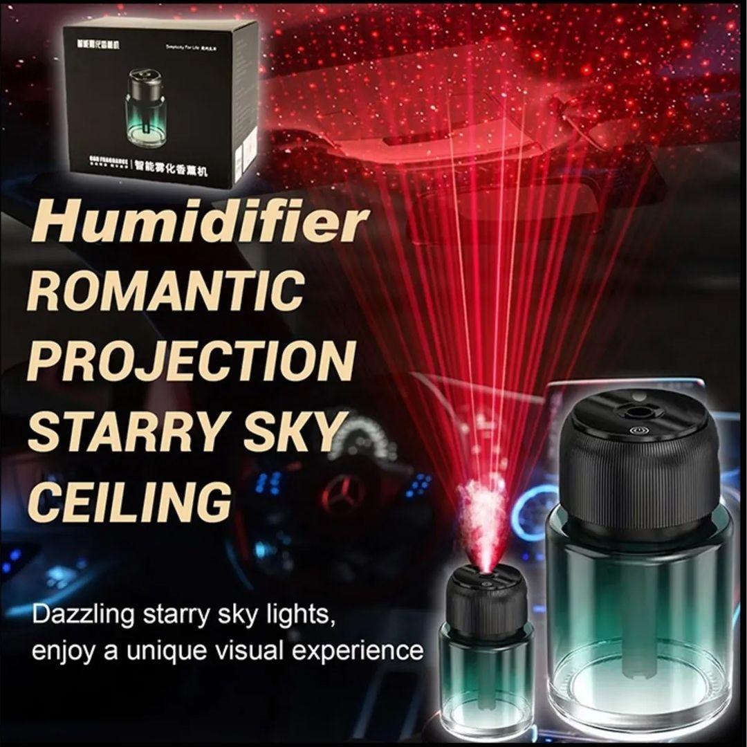 Car Air Humidifier with Unique Romantic Lighting – 160ml Capacity