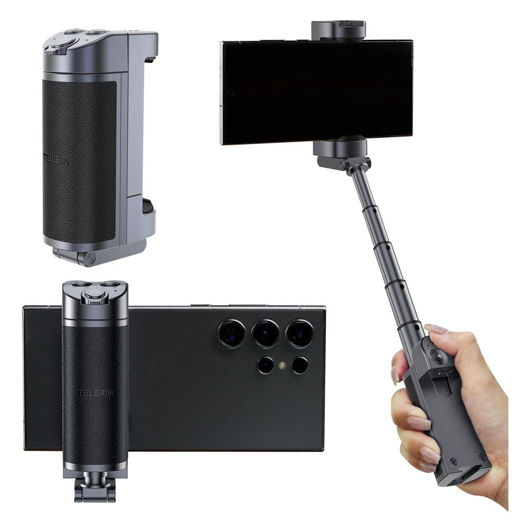 TELESIN Smart phone Camera Grip3*1  (Handle + Stand + Selfie Stick)