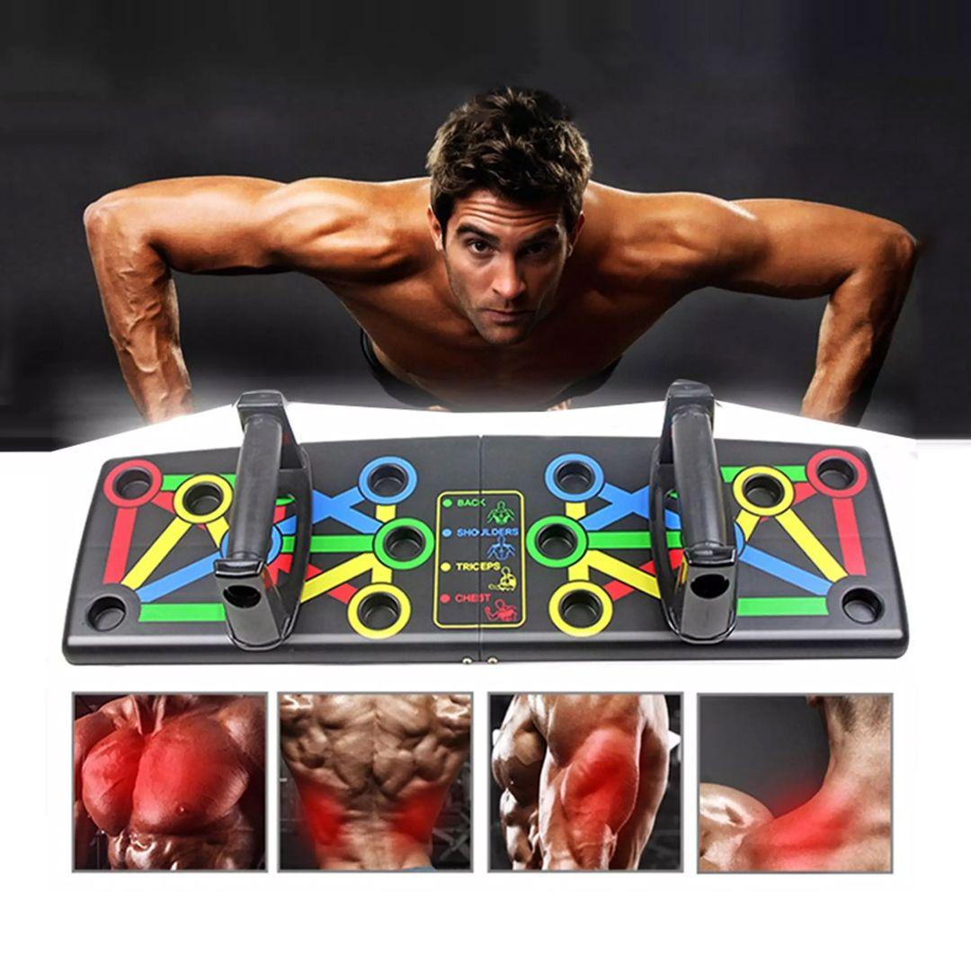 14 in 1 Push Up Board Body Building Fitness Exercise Tools Stands For GYM Body Training