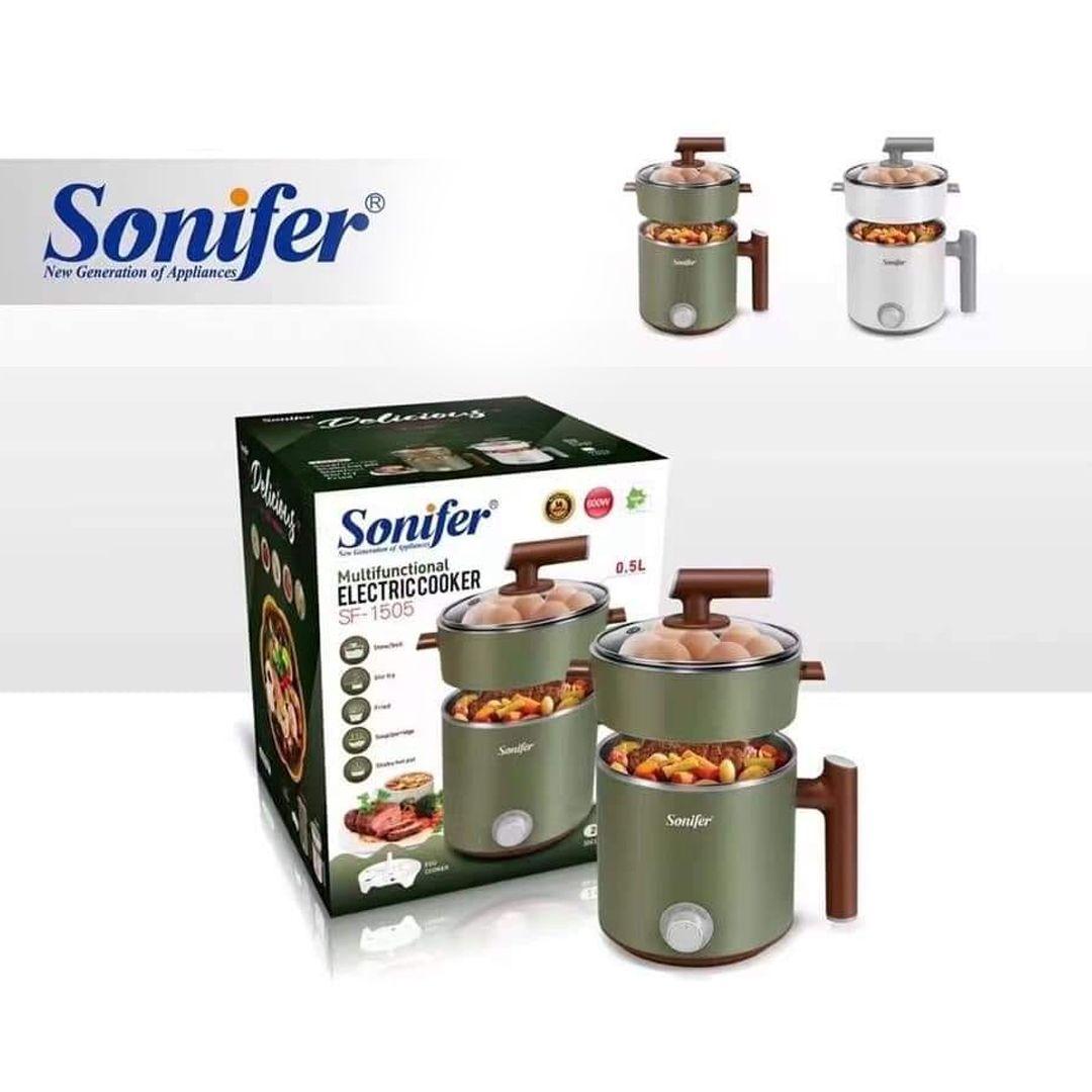 جدر الطبخ الكهربائي متعدد الوظائف من Sonifer بسعة 0.5 لتر
