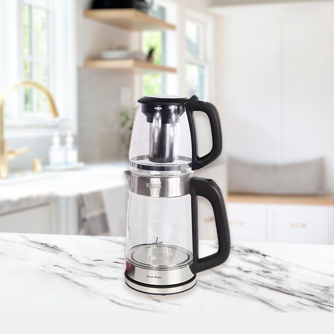 2000W Stainless Steel Double Electric Kettle 
