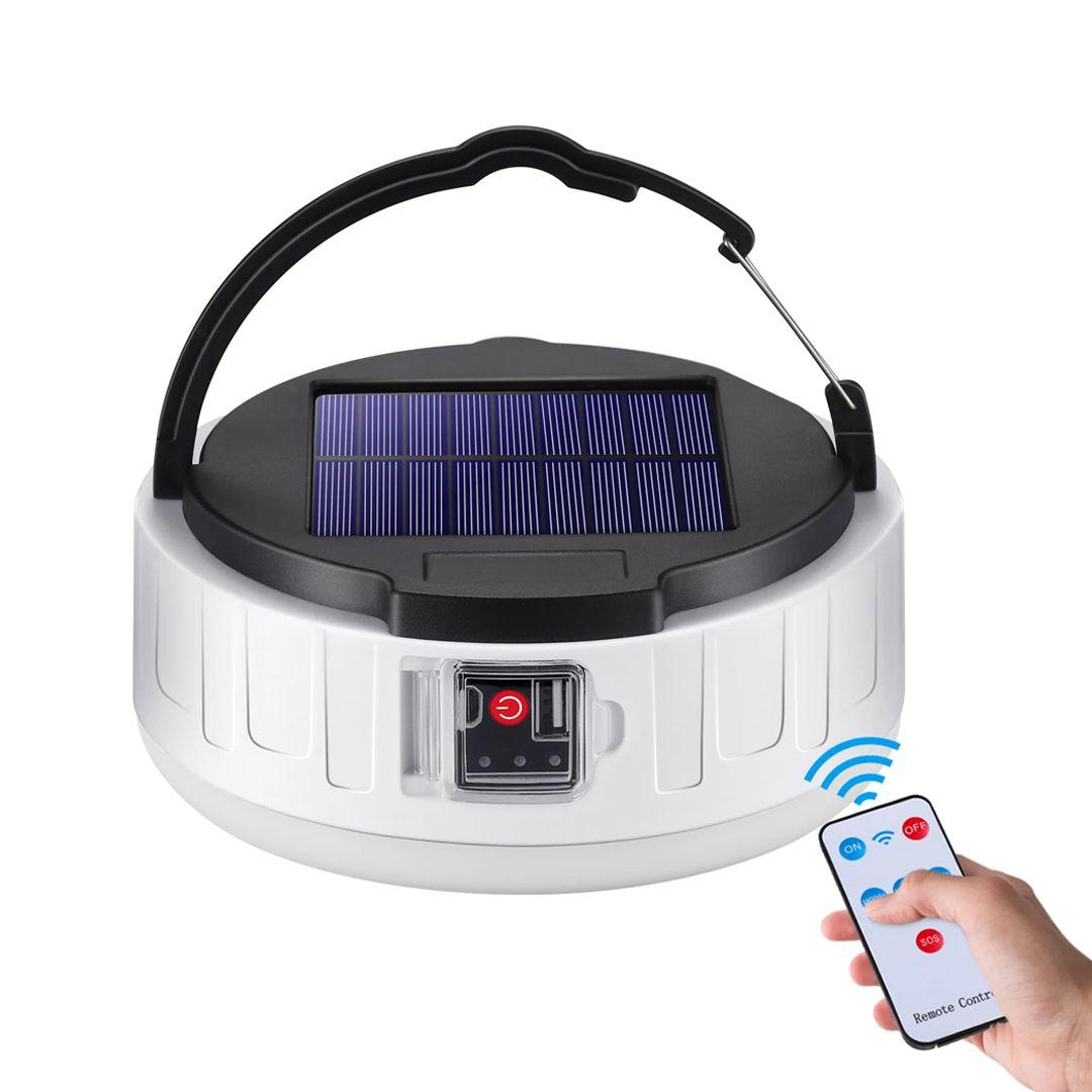 مصباح تخييم LED بالطاقة الشمسية بسعة 3000mAh 
