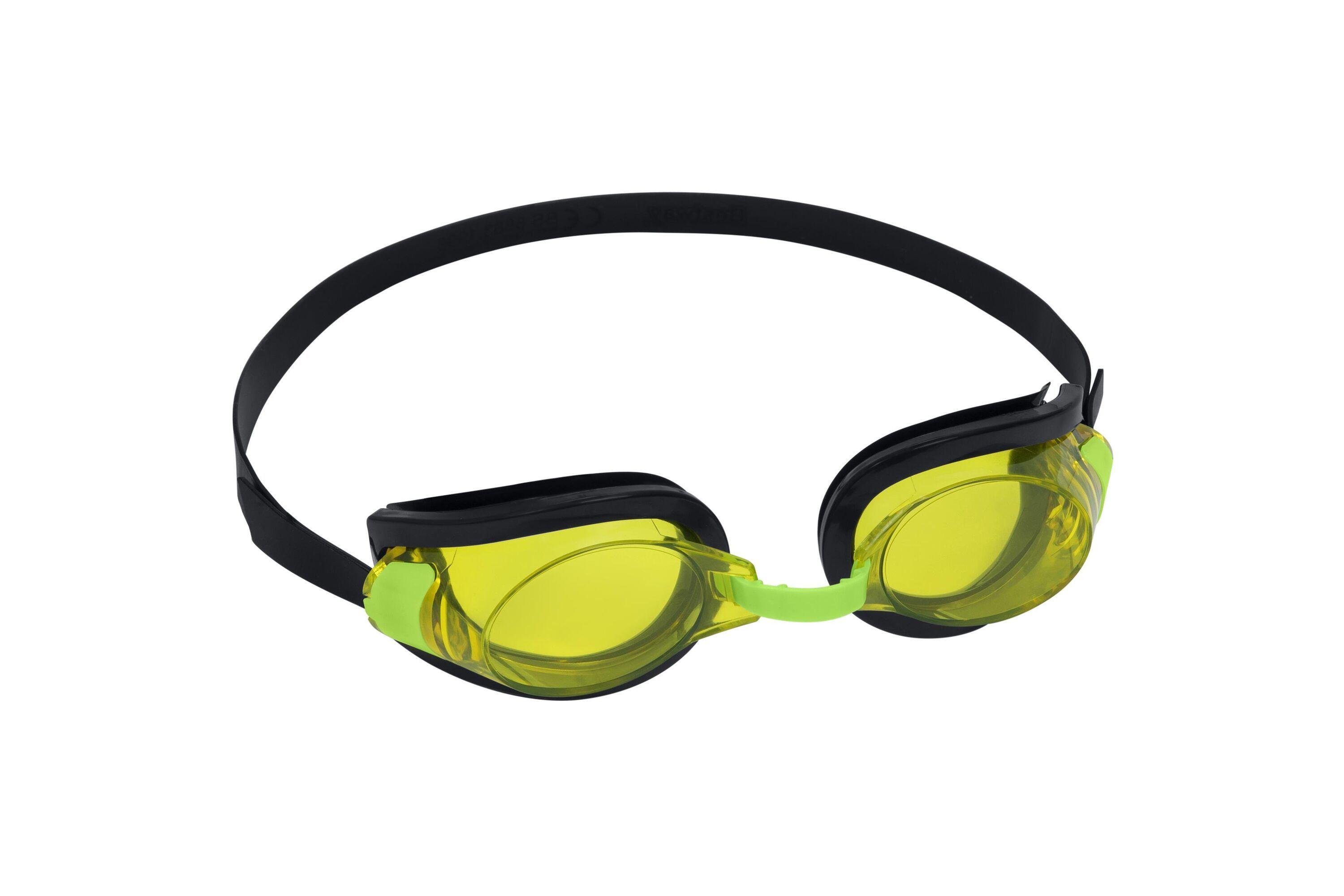 BESTWAY 21096 AQUA BURST ESSENTIAL II 3-PACK GOGGLES (Contents:three pairs of goggles, 3 assorted colors) Age 7+