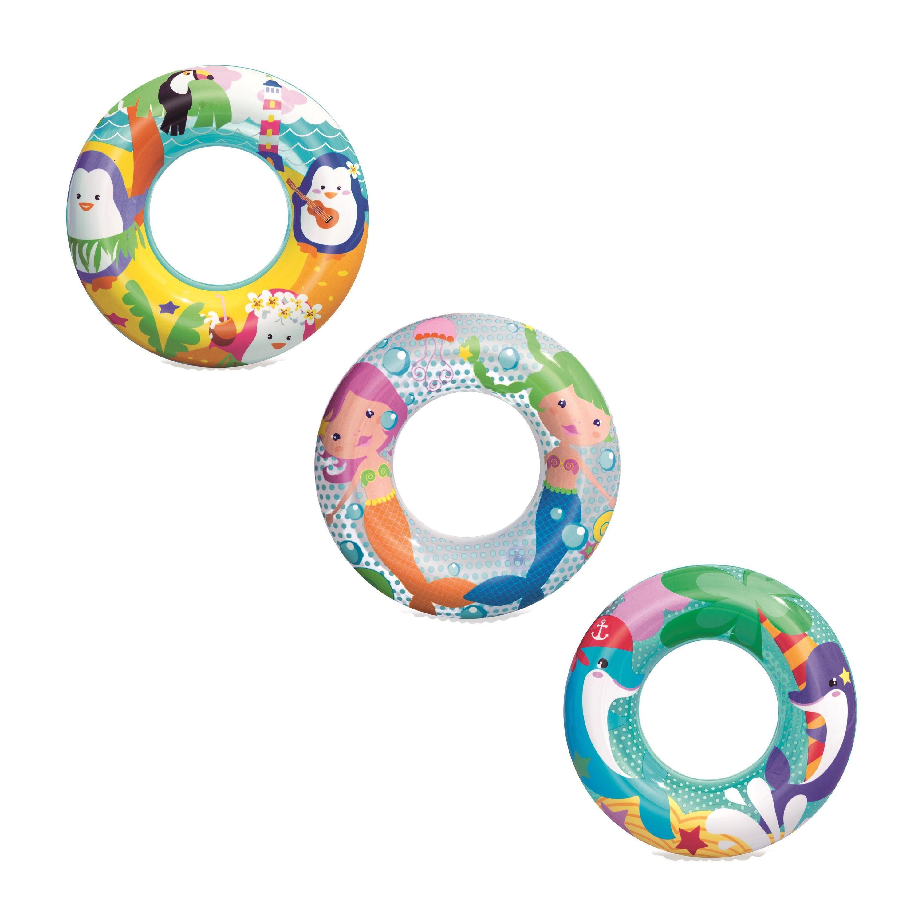 BESTWAY 36113 Φ51CM SEA CREATURE SWIM RING (Contents: One swim ring.) Age 3-6