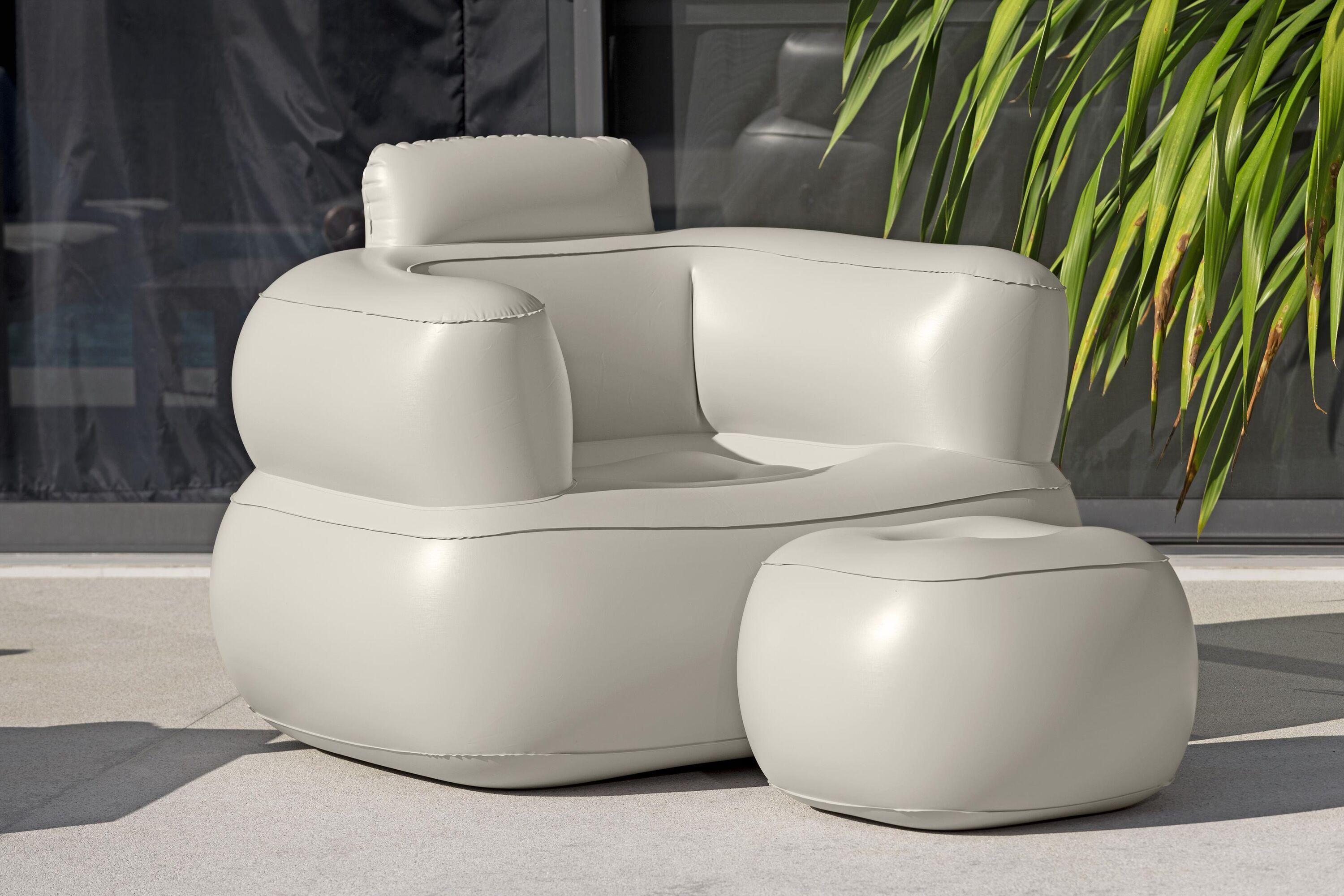 BESTWAY 75137 1.07m x 99cm x 80cm Comfi Cube Lounger (chair, repair patch, 2 assorted colors.) 