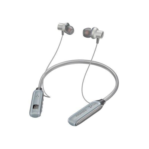 Promate - Lush 150 Hours Play-Time Dynamic Wireless Neckband Earphones"