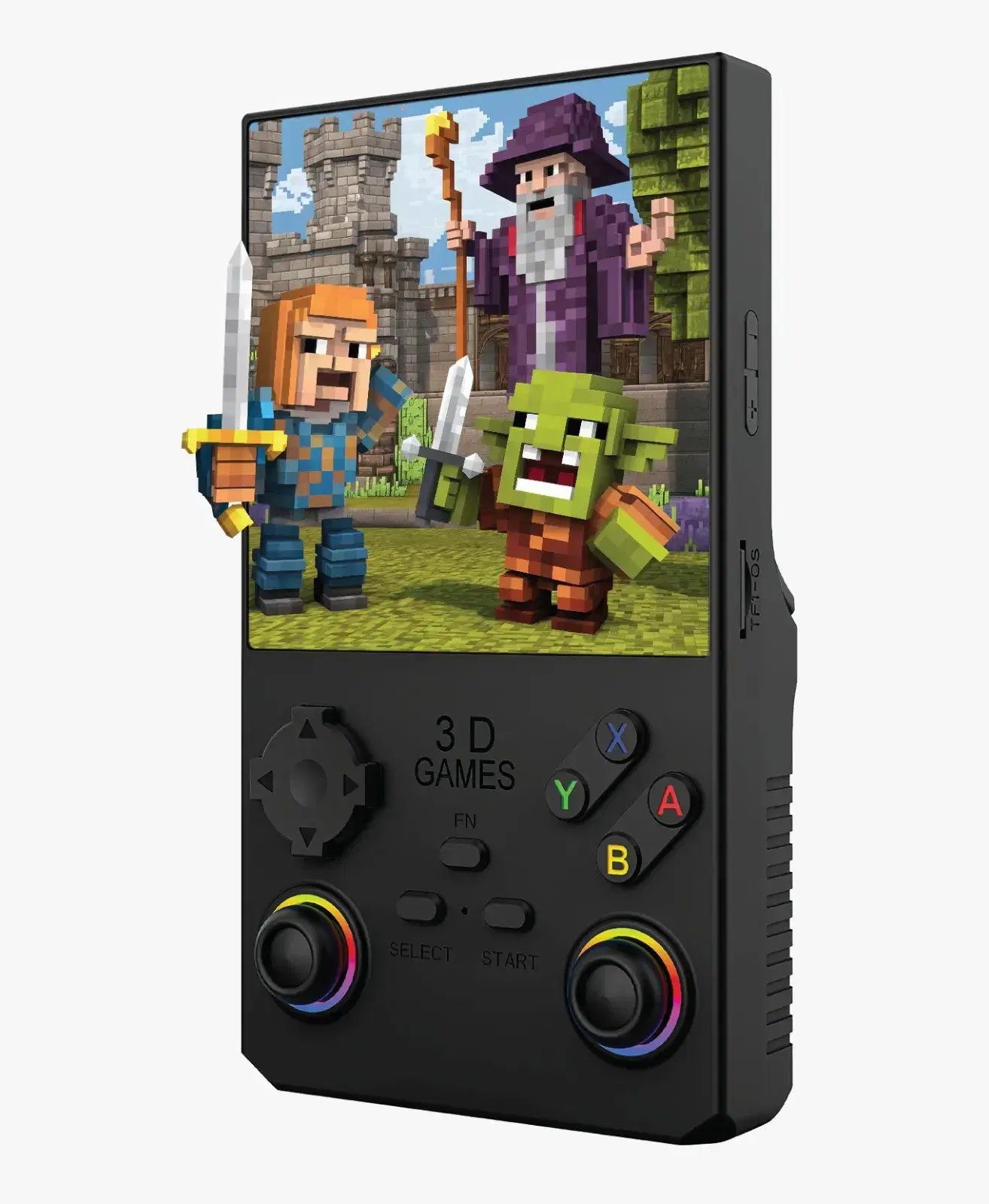 Porodo Gaming 4″ Square Display Retro Handheld Game Console – Classic Fun, Modern Performance