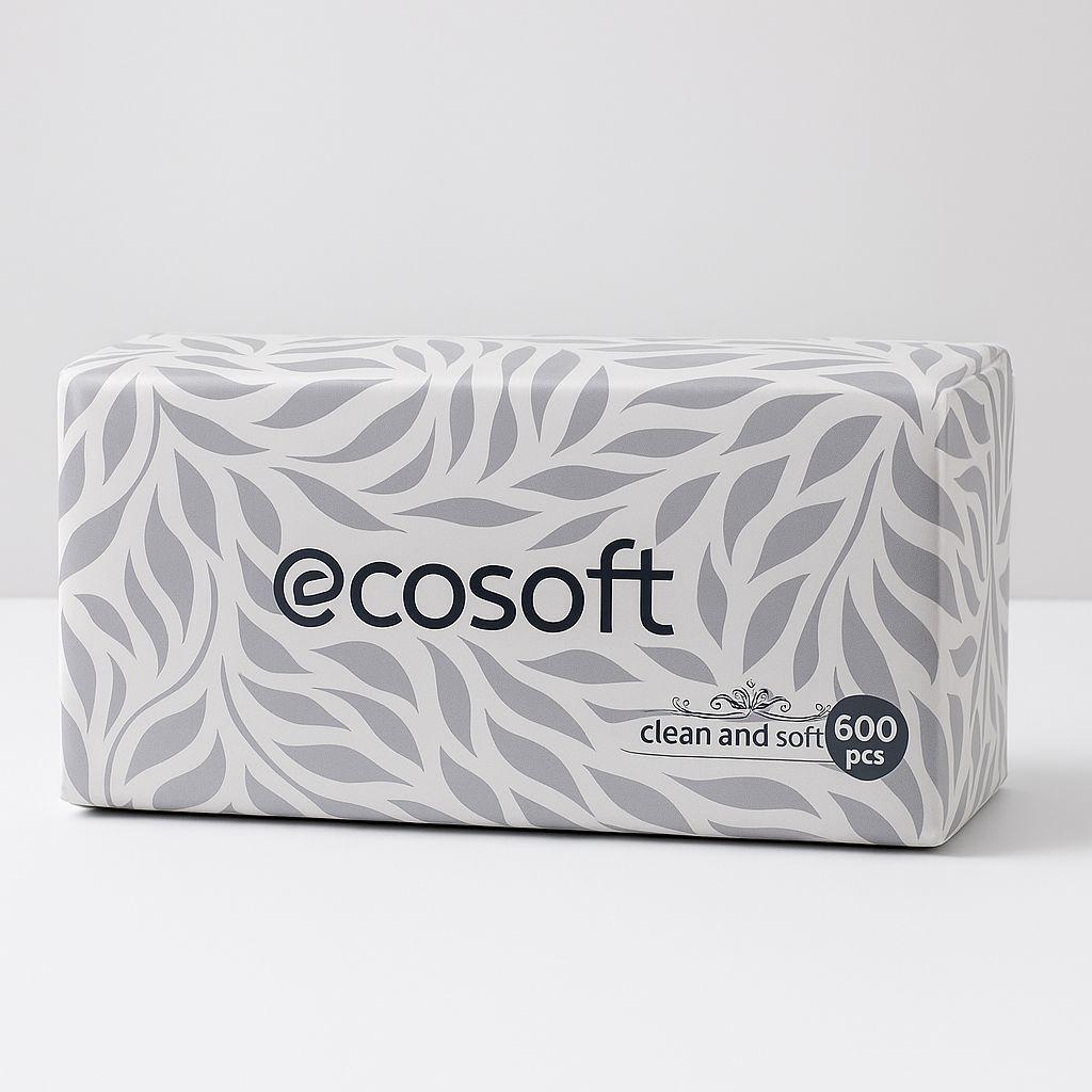 Premium Facial Tissue 150 x 4-Ply Box by Ecosoft