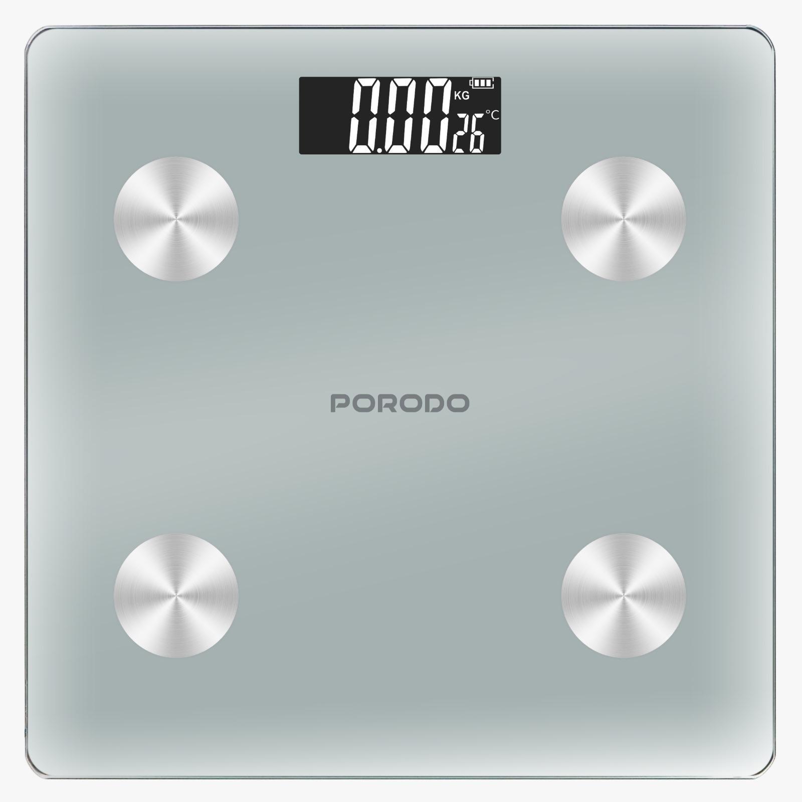 Porodo PDLFST213 Lifestyle Gravis Smart Body FAT & BMI Scale