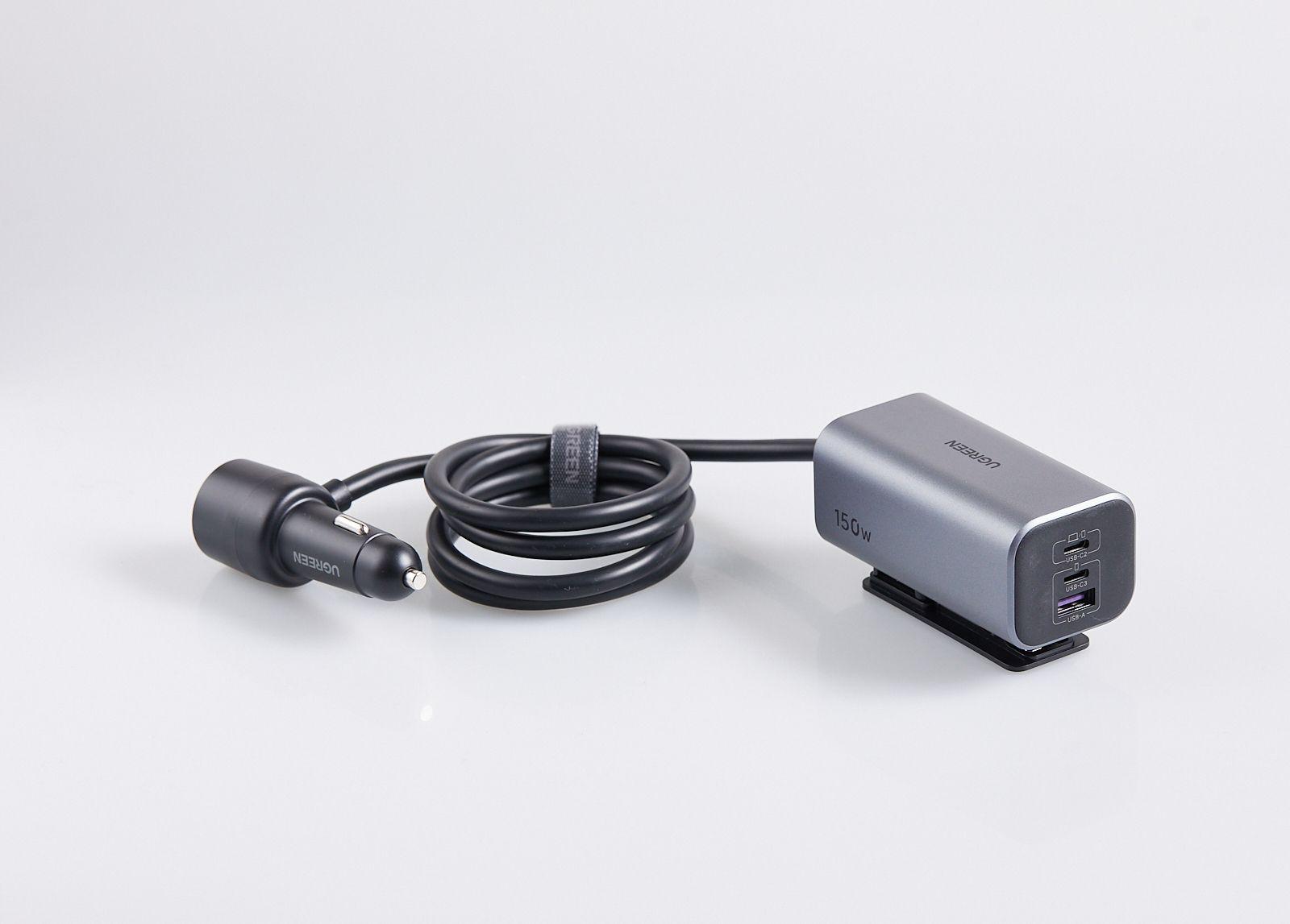 UGREEN 150W 4-Port GaN Fast Car Charger