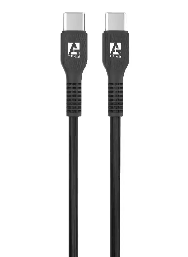 A-Team Type-C to Lightning Cable, 2 Meters, Anti-Bending Nylon for Lasting Strength!