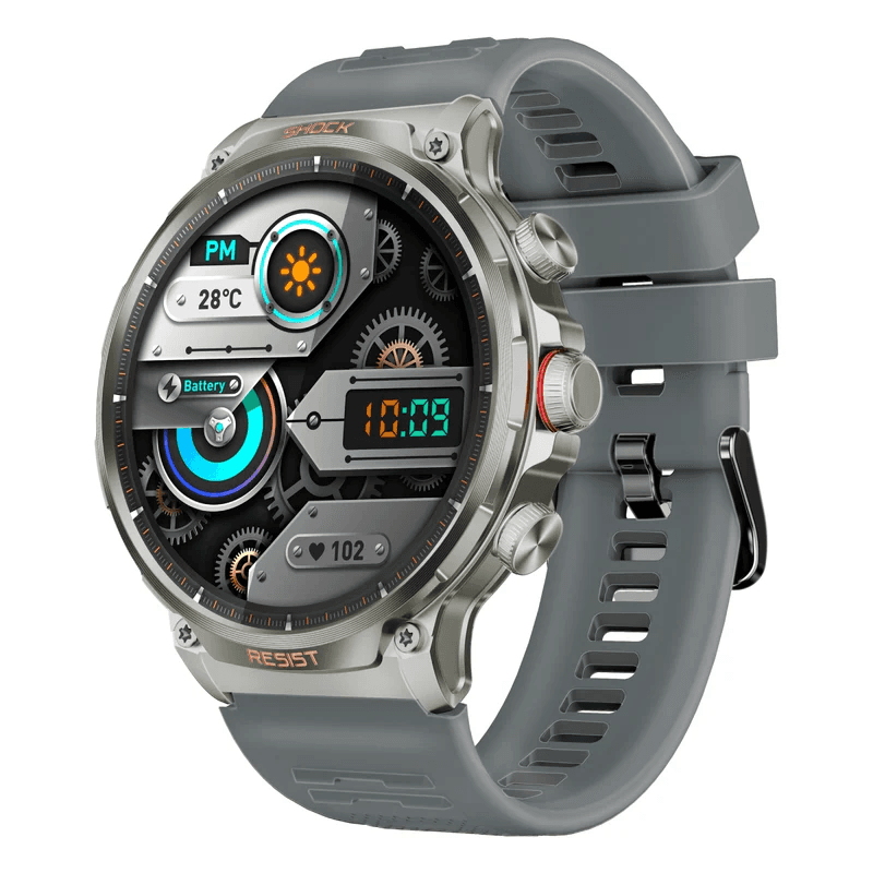 Tough-Built Fitness Tracker Smartwatch with BT Calling