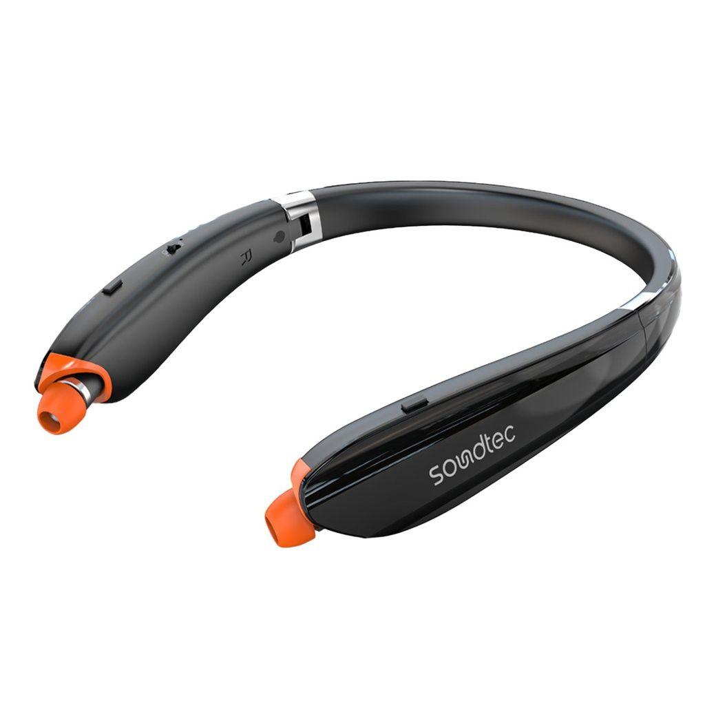 Porodo PD-STWLEP033-BK Soundtec Echo Flex Retractable