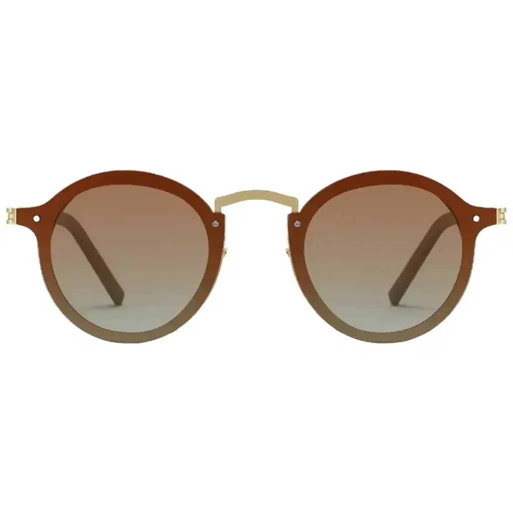 Porodo Riviera PDLFST5202GD Round Sunglasses: Classic Style and Comfort for Summer