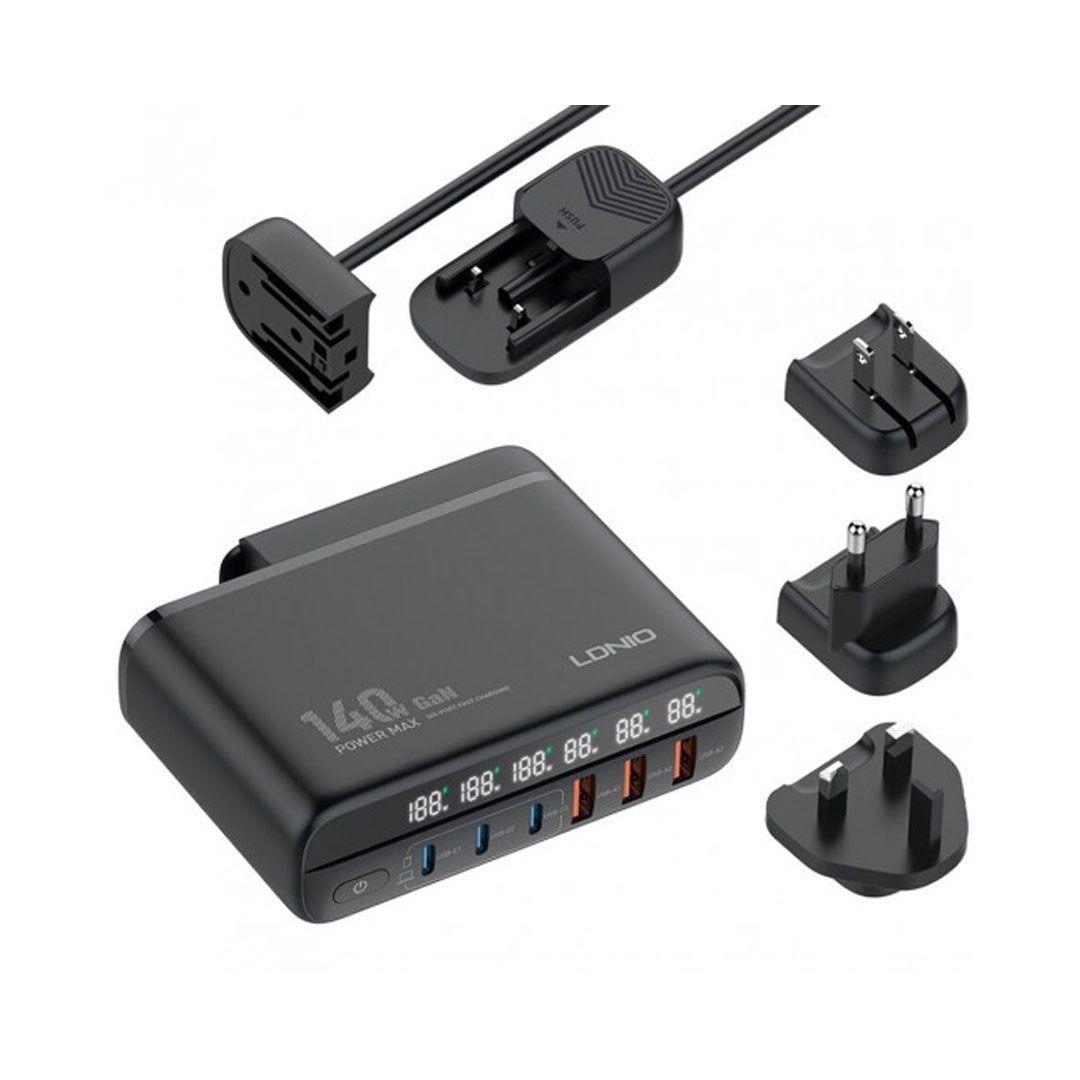 LDNIO GaN A6140C 140W LED Display Charger