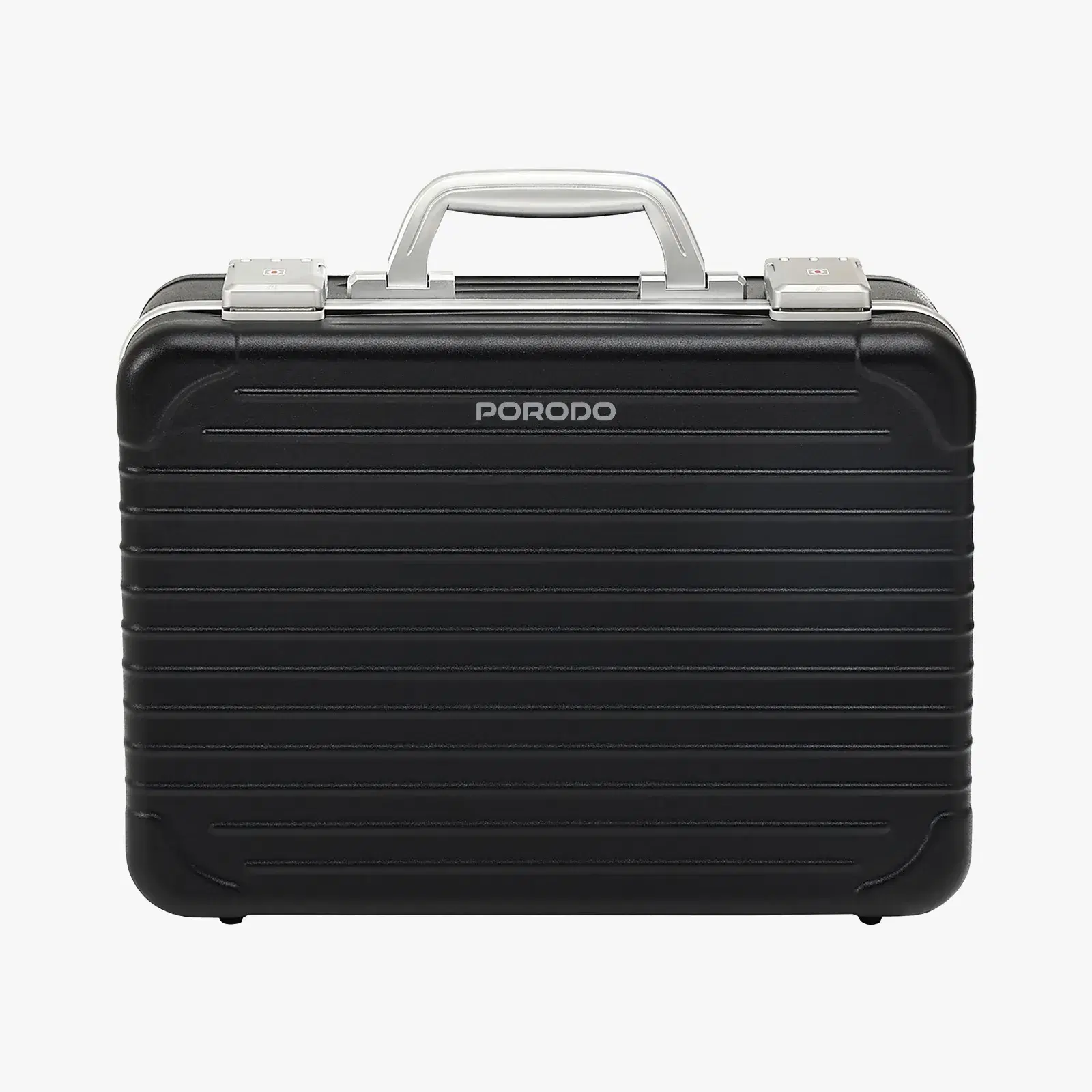 Porodo Lifestyle PDLFST4029BK Travel Makeup Case with Detachable LED Mirror - Black