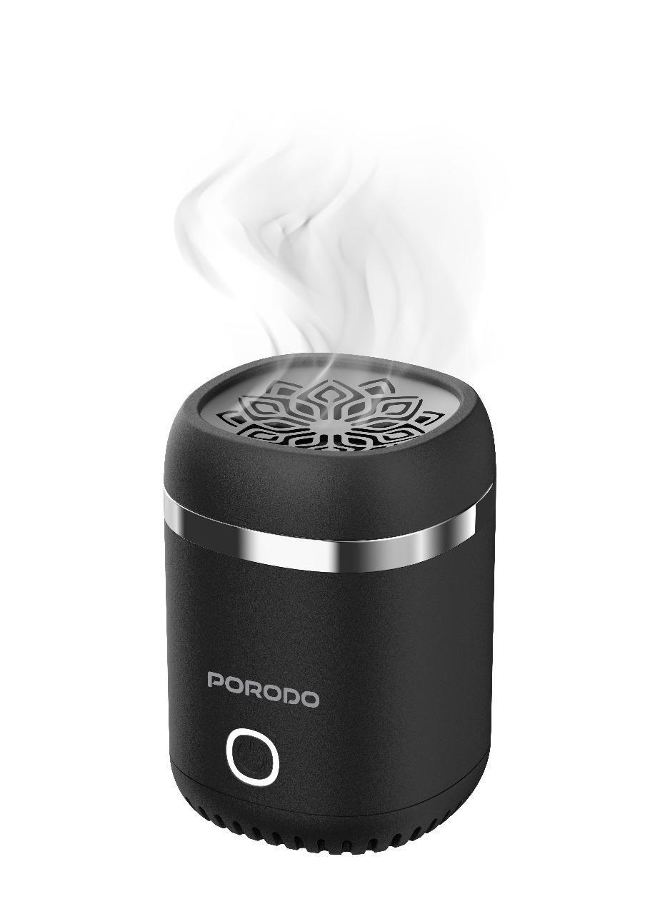 Porodo PDWBIBSLBK Compact Smart Incense Burner with Quiet Operation